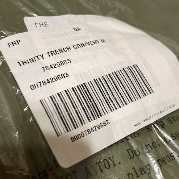 We The Free Trinity Trench - New in Bag! - Picture 10 of 12